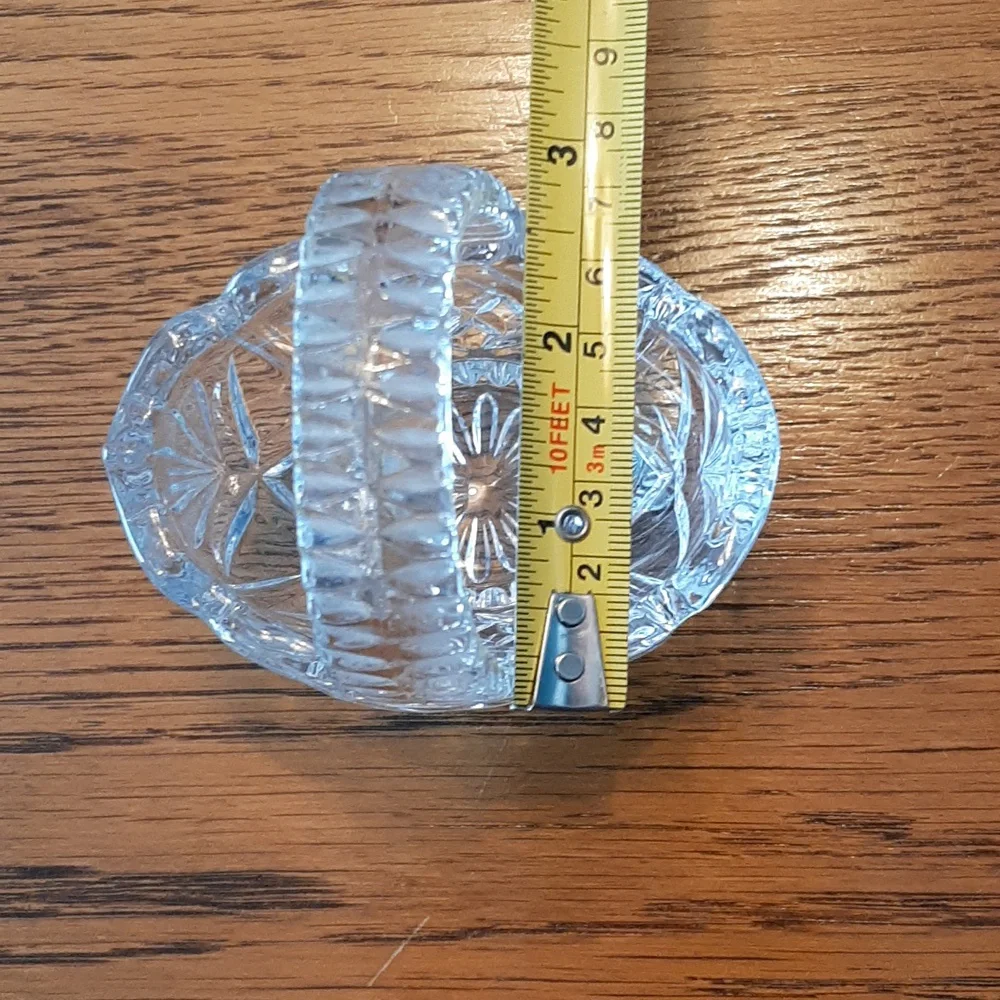 Princess House Crystal Glass Basket